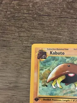Pokemon TCG Kabuto Fossil 1st Edition 50/62 Common Stage 1 30 HP English 1999 - Image 5