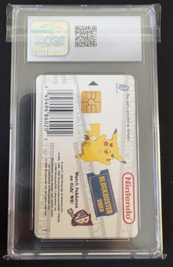 1999 Pokemon SNAP Pikachu Nintendo White CGC 9 MINT - Image 2