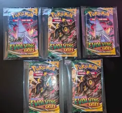 1 x Evolving Skies Sword & Shield Booster Pack - Pokemon TCG - New & Sealed - Image 1