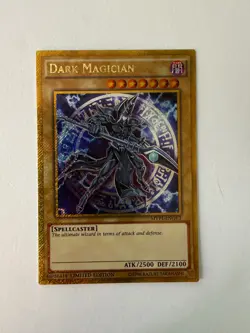 Yugioh - Dark Magician - Gold Rare - LIMITED - MVP1-ENGV3 - NM - Image 1