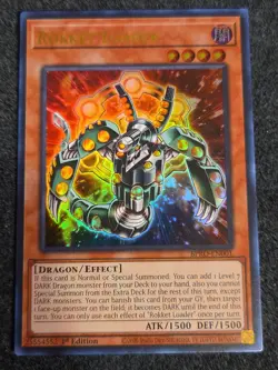 Yugioh! 1x Rokket Loader BPRO-EN001 Ultra Rare 1st Ed NM In Hand - Image 1