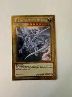 Yugioh - Blue-Eyes White Dragon - Gold Rare - 1st Edition - MVP1-ENG55 - VLP - Image 1