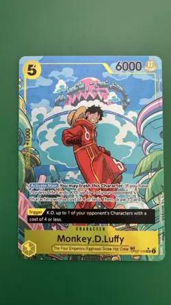 One Piece [OP-08] Monkey.D.Luffy OP07-109 Treasure Rare (TR) - Image 1