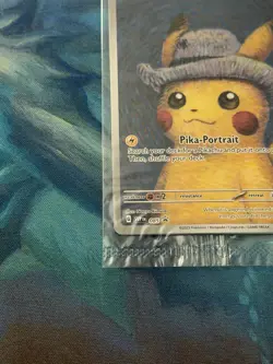 ⚡ Pokemon TCG Pikachu With Grey Felt Hat Van Gogh Full Art Promo SVP #085 ⚡ - Image 3