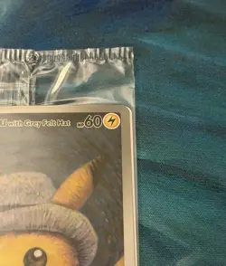 ⚡ Pokemon TCG Pikachu With Grey Felt Hat Van Gogh Full Art Promo SVP #085 ⚡ - Image 5