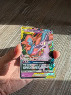 2019 Pokemon TCG Espeon & Deoxys GX 72/236 Card Tag Team Unified Minds NM - Image 4