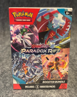 Pokemon TCG Scarlet and Violet Paradox Rift Booster Bundle, 6 Packs, Sealed - Image 1