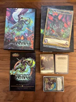 World of Warcraft TCG Black Temple Raid Deck WoW Upper Deck - Complete - Image 2