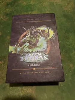 World of Warcraft Black Temple Raid Deck Open Box w/Sealed Treasure Pack - Image 1