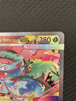 Mega Venusaur EX 177/132 ME01 Special Illustration Rare SIR Pokemon Card - Image 2
