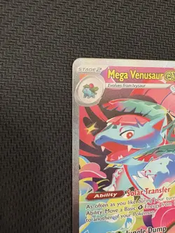 Mega Venusaur EX 177/132 ME01 Special Illustration Rare SIR Pokemon Card - Image 3