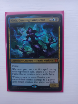 MTG Wilds of Eldraine Commander - Alela, Cunning Conqueror (Foil) - Image 2