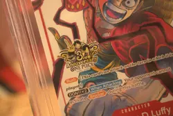 One Piece Monkey D. Luffy ST01-012 3RD ANNIVERSARY EVENT PROMO BGS 10 - Image 2