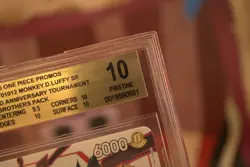 One Piece Monkey D. Luffy ST01-012 3RD ANNIVERSARY EVENT PROMO BGS 10 - Image 4
