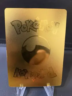 Charizard GX Gold Foil Fan Art Collectible Pokemon Display Card - Image 2