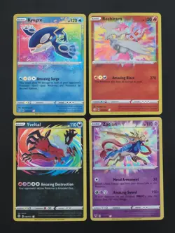Pokemon TCG Amazing Rare LOT 4x Cards NO DUPLICATES SWSH - Image 1