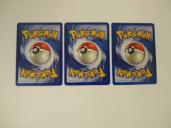 Pokemon Base Set Starters - Bulbasaur Charmander Squirtle - Exact Cards! - Image 5
