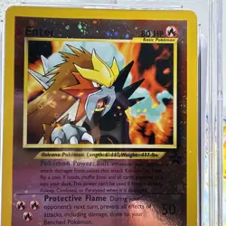 CGC 10 GEM MINT Entei 2001 Black Star Promos 34 Reverse Holo Pokemon Card - Image 5
