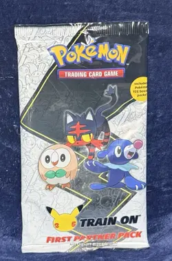 Pokemon First Partner Pack Alola Three Jumbo Cards 2 TCG Boosters New Sealed 820650809620 - Image 1