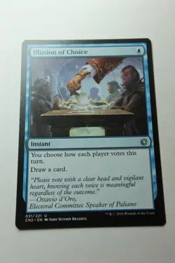 MTG Illusion of Choice x1- -Conspiracy: Take the Crown-Lightly Played - Image 1