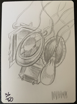 Dack Fayden Artist Proof Signed Sketched Eternal Masters EMA MTG - Image 2