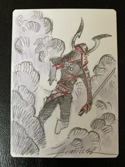 Azra Smokeshaper Artist Proof Signed Sketched Modern Horizons MH1 MTG - Image 2