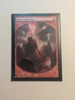 Burst Lightning Medium Play MTG Promos Magic Player Rewards - Image 1