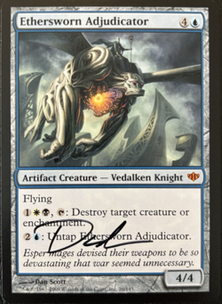 Ethersworn Adjudicator Artist Proof Signed Sketched Conflux CON MTG - Image 1