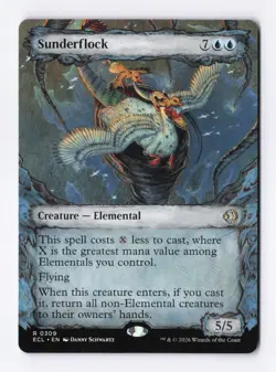 Sunderflock (Showcase) 0309 (R) MTG Lorwyn Eclipsed (ECL) - Image 1