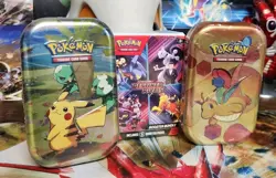 10 Sealed Pokemon Booster Pack Lot DESTINED RIVALS Bundle 151 S&V Mini Tin - Image 1