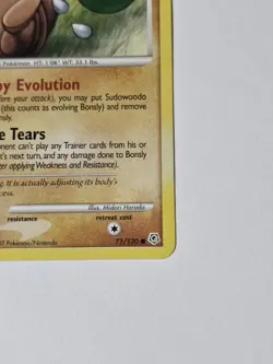 Bonsly - Diamond and Pearl 71/130 Pokemon Card LP - Image 2