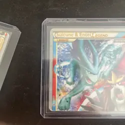 ULTRA RARE Suicune & Entei Legend Set 94/95 Pokemon Holo HGSS Unleashed - LP - Image 3