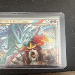 ULTRA RARE Suicune & Entei Legend Set 94/95 Pokemon Holo HGSS Unleashed - LP - Image 4