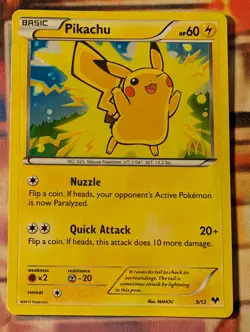 Pikachu 5/12 McDonalds 2013 LP Pokemon - Image 1