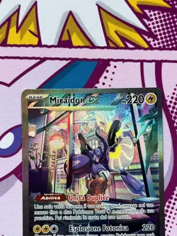 Pokemon TCG - Miraidon ex 244/198 - SAR - Scarlet Violet Base - Secret Rare - NM - Image 5