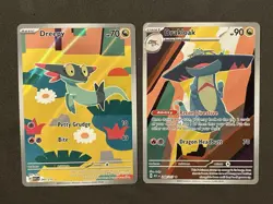 Dreepy 247 Drakloak 248 Illustration Rares Pokemon Ascended Heroes English IR NM - Image 1