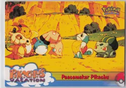 Peacemaker Pikachu Pokemon Topps Pikachu's Vacation 46 LP - Image 1