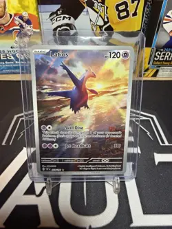 Latios 203/191 Pokemon TCG Scarlet & Violet Surging Sparks Illustration Rare NM - Image 1