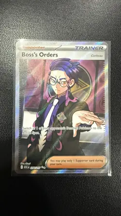 Boss’s Orders 256/217 Ultra Rare Full Art Pokemon TCG Ascended Heroes NM - Image 1