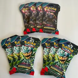Pokemon Twilight Masquerade Booster Pack x10 Sealed with Pokemon Arceus Tin - Image 2