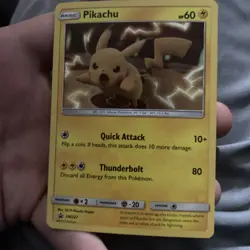 Pokemon TCG Pikachu SM227 Black Star Promo Sun & Moon Holo 2019 - Image 1