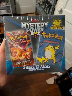 Pokemon Mystery Power Box Chase Pack Seeded 1:10 (5 Booster Packs) NEW SEALED - Image 1