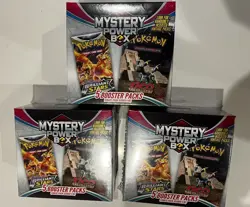 3 Pokemon Mystery Power Box Chase Pack Seeded 1:10 (5 Booster Packs) NEW SEALED - Image 1