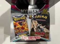 3 Pokemon Mystery Power Box Chase Pack Seeded 1:10 (5 Booster Packs) NEW SEALED - Image 3
