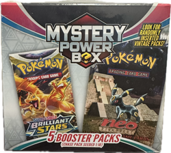 Pokemon Mystery Power Box Chase Pack Seeded 1:10 (5 Booster Packs) NEW SEALED - Image 1