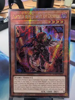 YuGiOh! Aluber The Jester of Despia RA02-EN016 Quarter Century Rare 1st Ed - Image 1