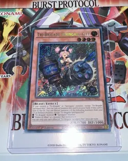 BPRO-EN025 Tri-Brigade Springans Kitt : Secret Rare 1st Edition Mint YuGiOh Card - Image 2