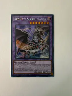Yugioh - Red-Eyes Slash Dragon - Secret Rare - LIMITED - LDS1-EN014 - NM - Image 1