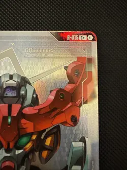 Gundam TCG Card Game Dual Impact Foil Resource GD02 C+ R-015 GQuuuuuuX Gundam - Image 3