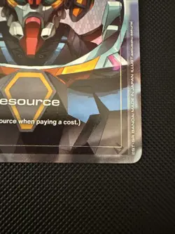 Gundam TCG Card Game Dual Impact Foil Resource GD02 C+ R-015 GQuuuuuuX Gundam - Image 4